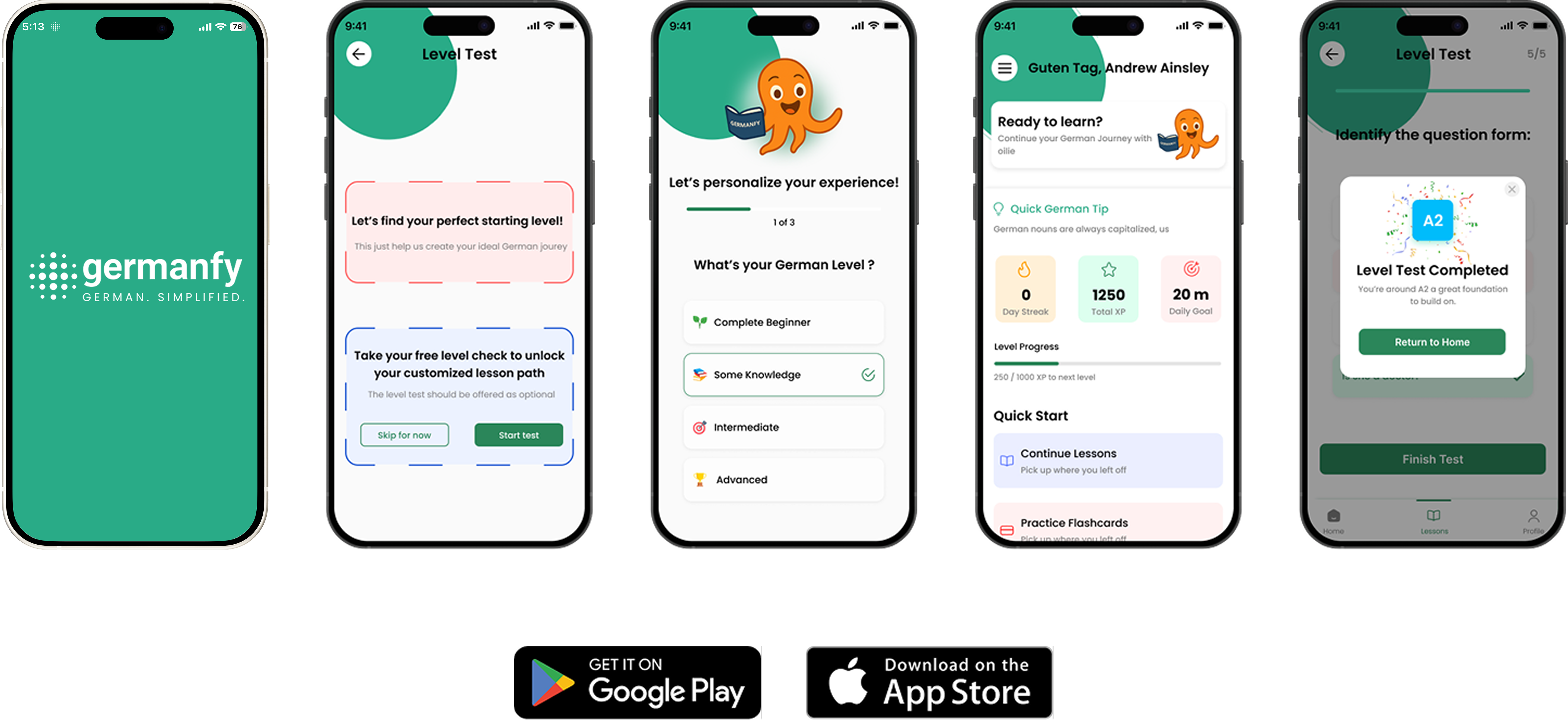 Germanfy app preview